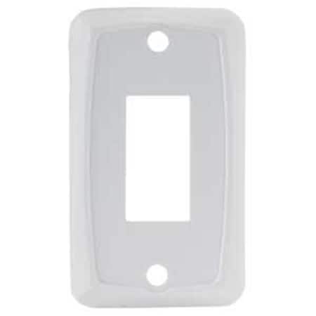 Jr Products Single Switch Plate White J45-12845